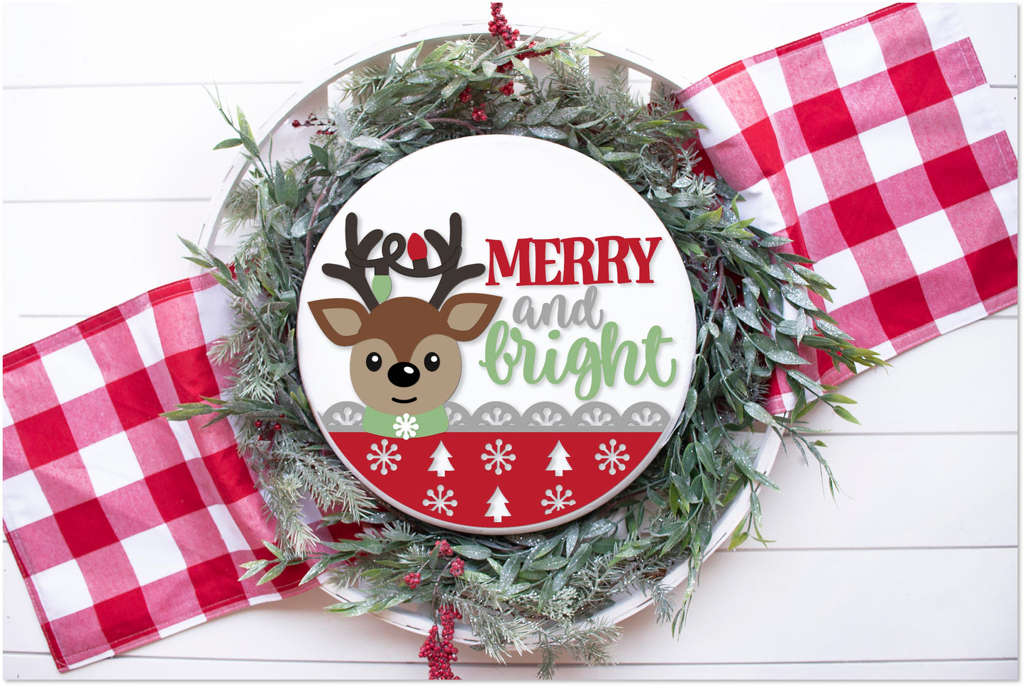 Merry & Bright Reindeer (L & P)