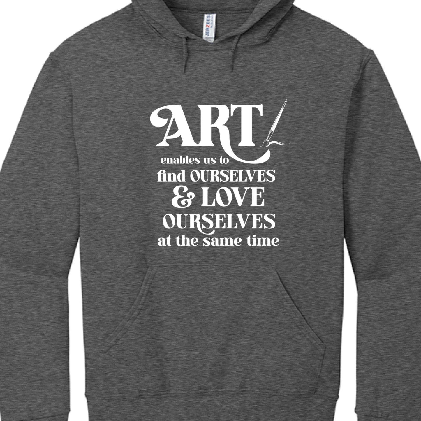 BLACK HEATHER - FRONT