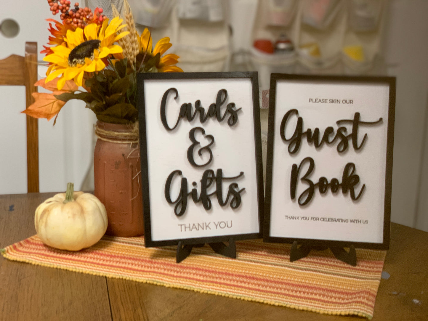 Wedding Signs SVG Guest Book and Cards & Gifts Laser Ready File