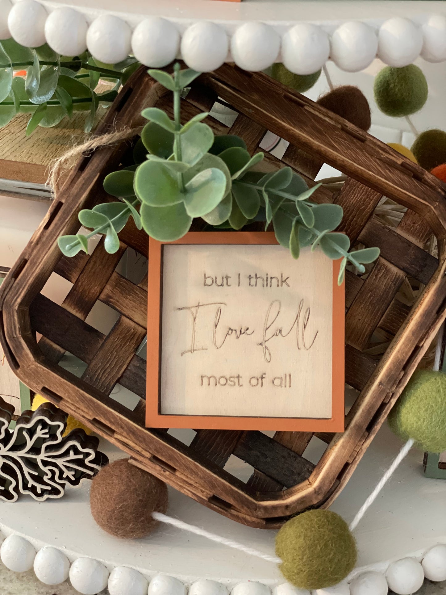 Set of 6 Fall Farmhouse Miniatures SVG Files Glowforge Laser Ready