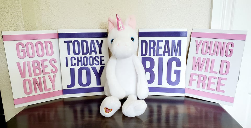 Set of 4 Inspire Teen Kids SVG DIY Kit Laser Ready File GLOWFORGE