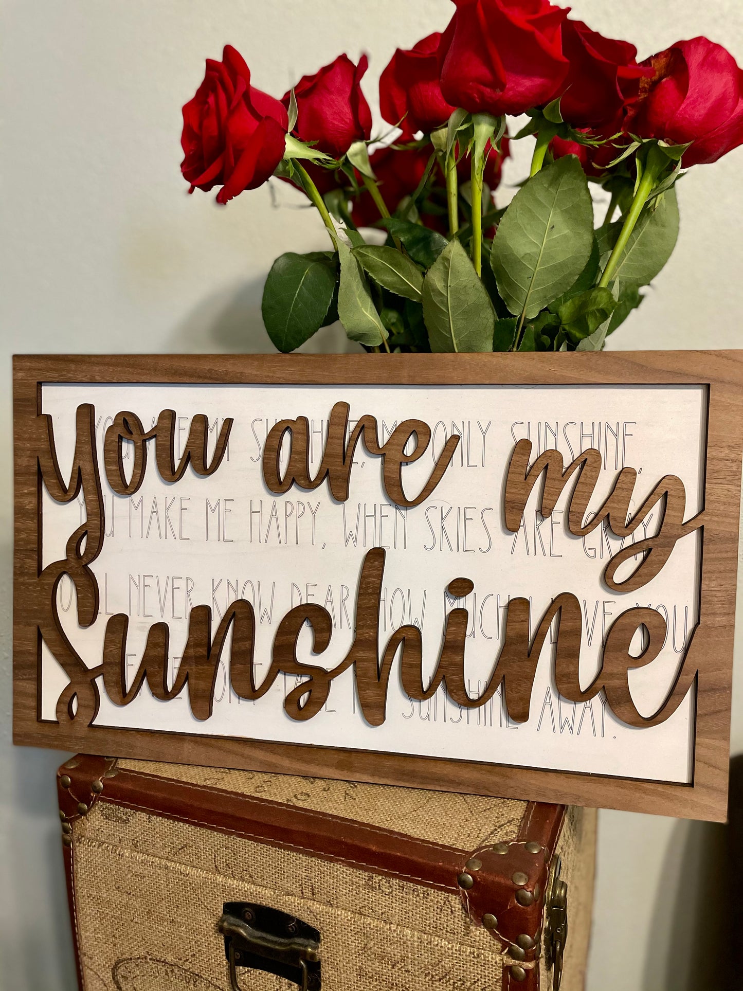 Layered Songs: You are My Sunshine SVG Laser File Glowforge