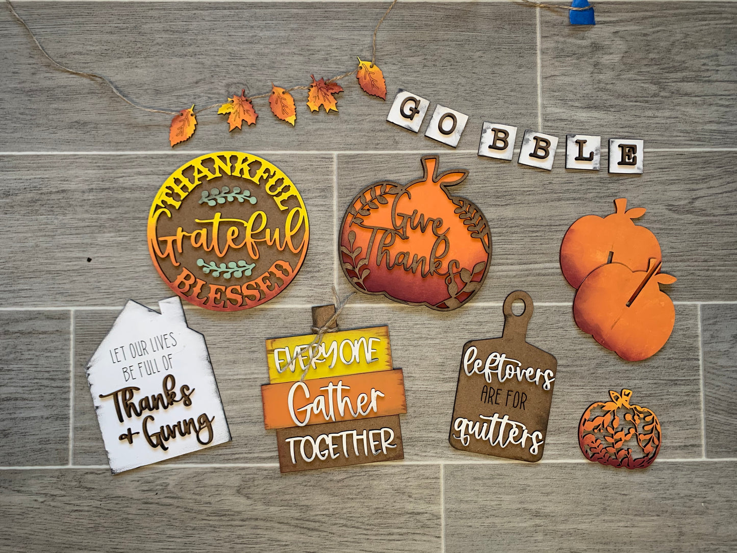 Thanksgiving Tiered Tray Kit