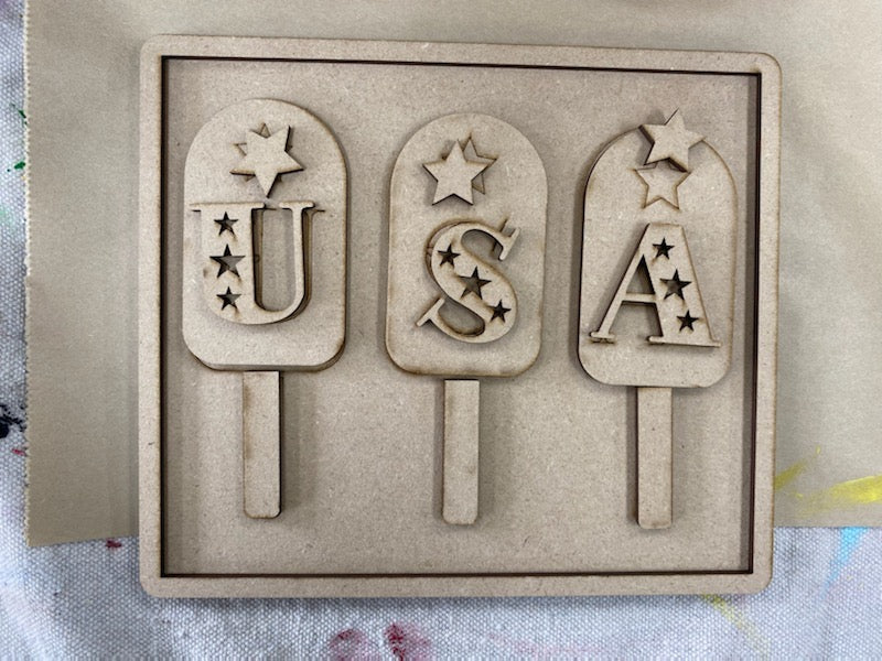 Wholesale Layered Signs, Laser Cut Wood