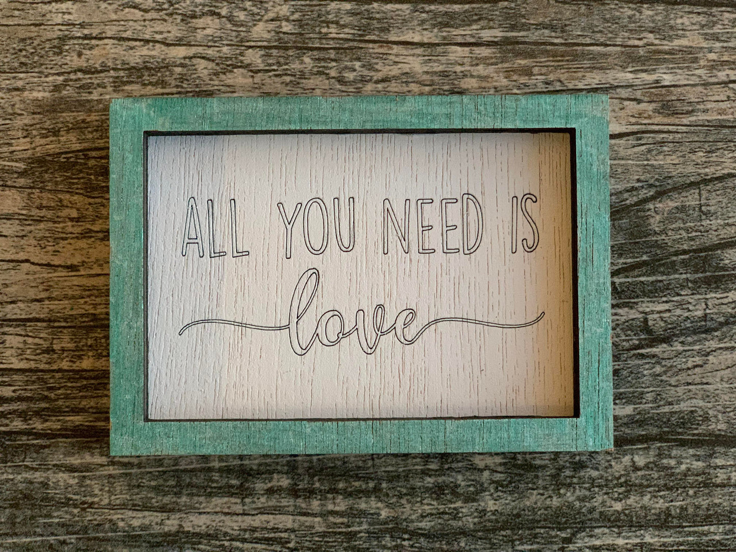 Valentine Rectangular Farmhouse Minis Set of 6 SVG Laser Ready File