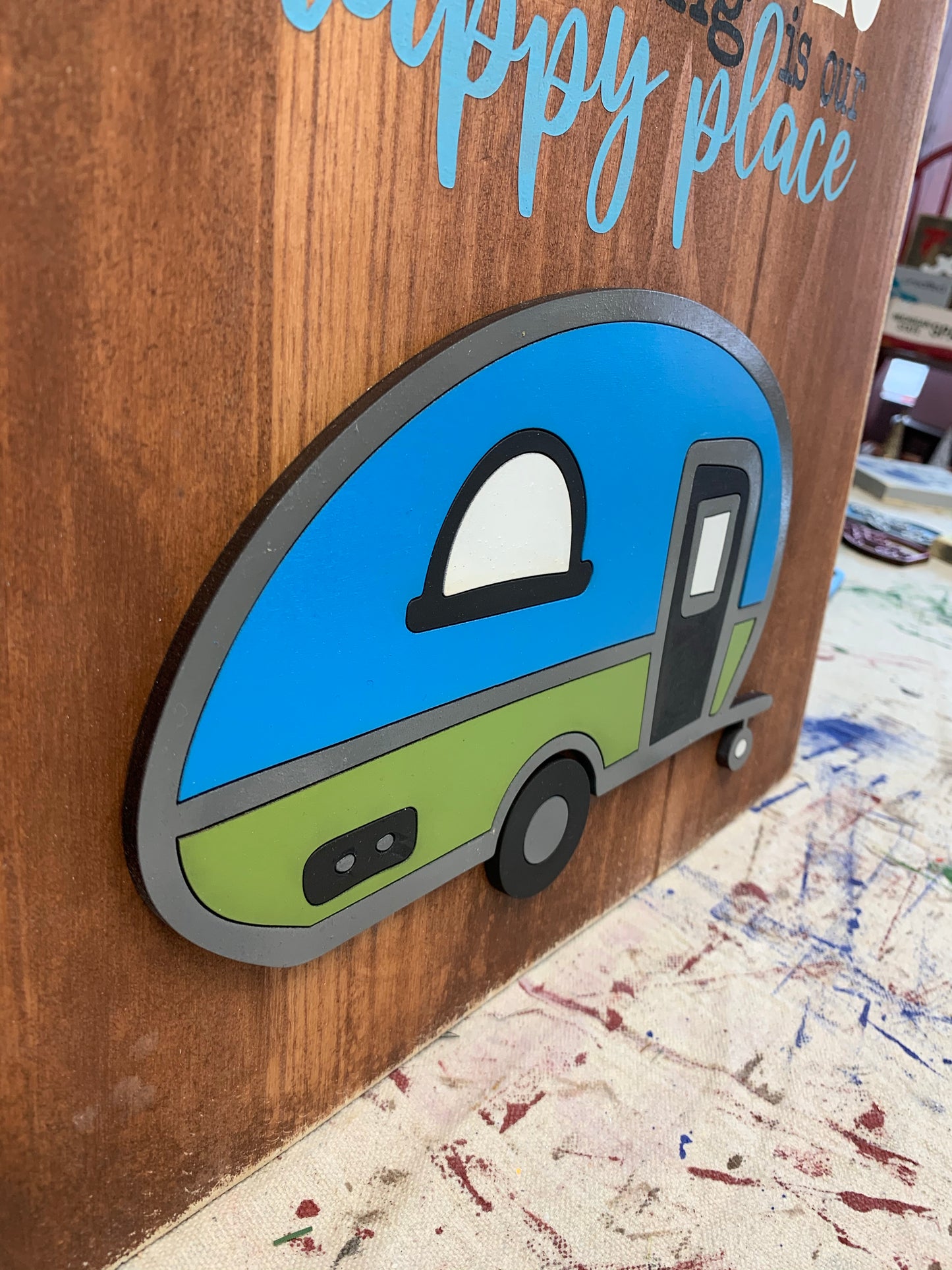 Custom Camping Sign