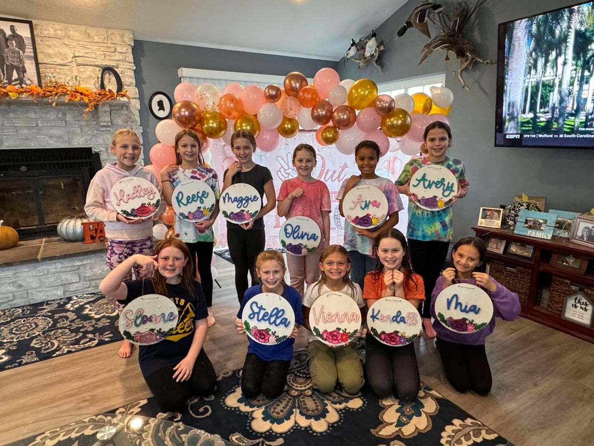 DIY Birthday pARTy SIGNS & SLIME