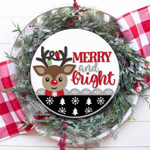 Merry & Bright Reindeer (L & P)