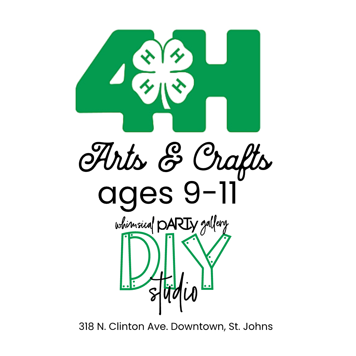 4H Arts and Crafts Projects: 9-11 year olds