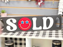 Load image into Gallery viewer, Interchangeable SOLD Sign for Realtor Laser Ready SVG File Two Sizes Big and Small Lasers