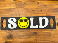 Load image into Gallery viewer, Interchangeable SOLD Sign for Realtor Laser Ready SVG File Two Sizes Big and Small Lasers