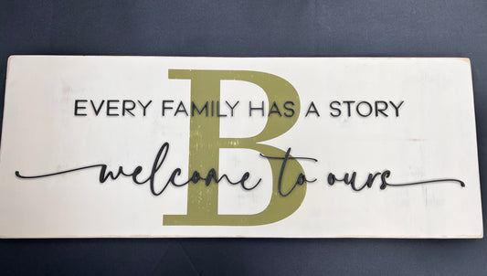 Every Family Has a Story: Welcome to Ours