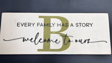 Load image into Gallery viewer, Every Family Has a Story: Welcome to Ours