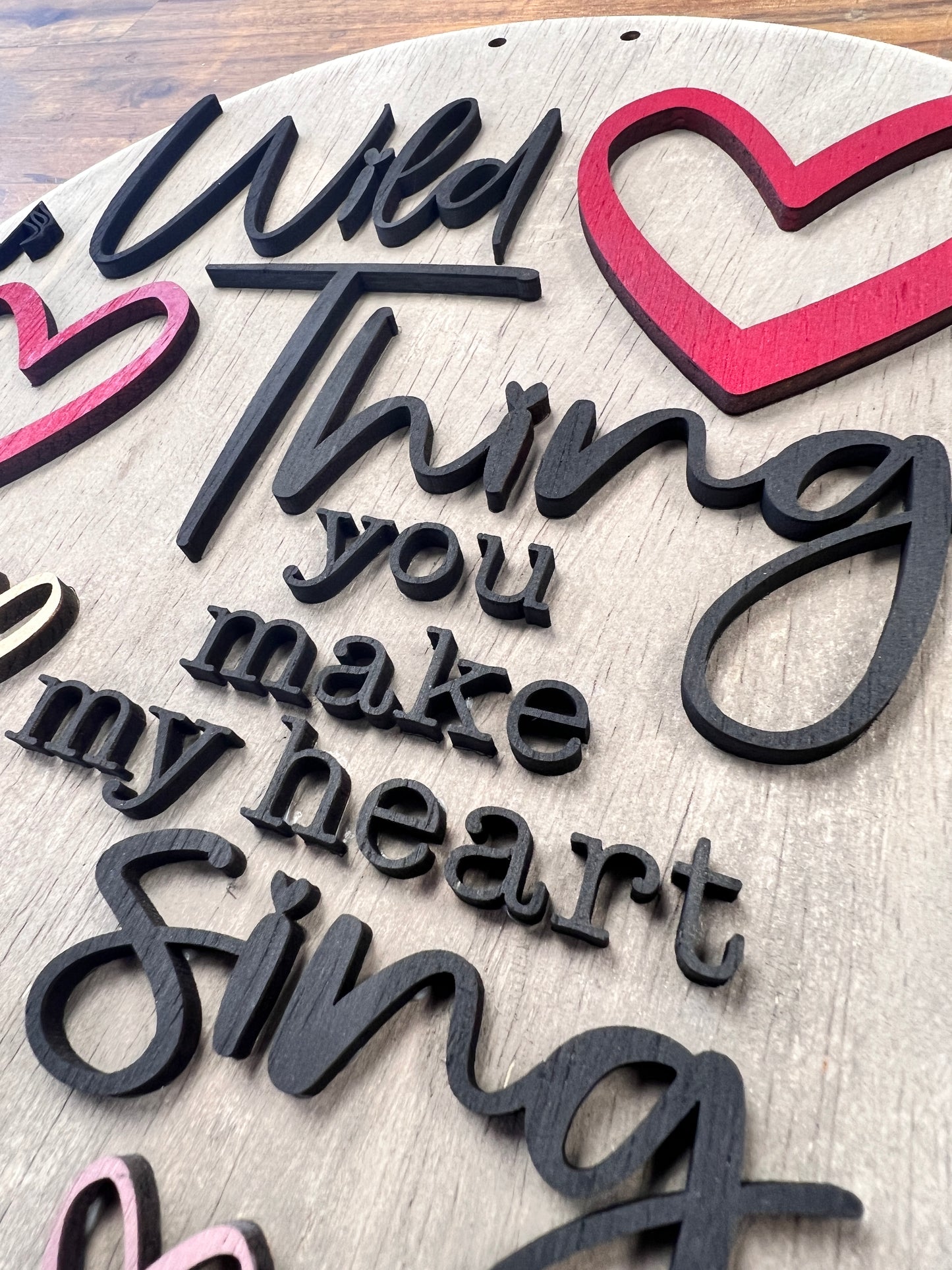 Door Hanger Wild Thing SVG Laser Ready File Kids Valentines Love