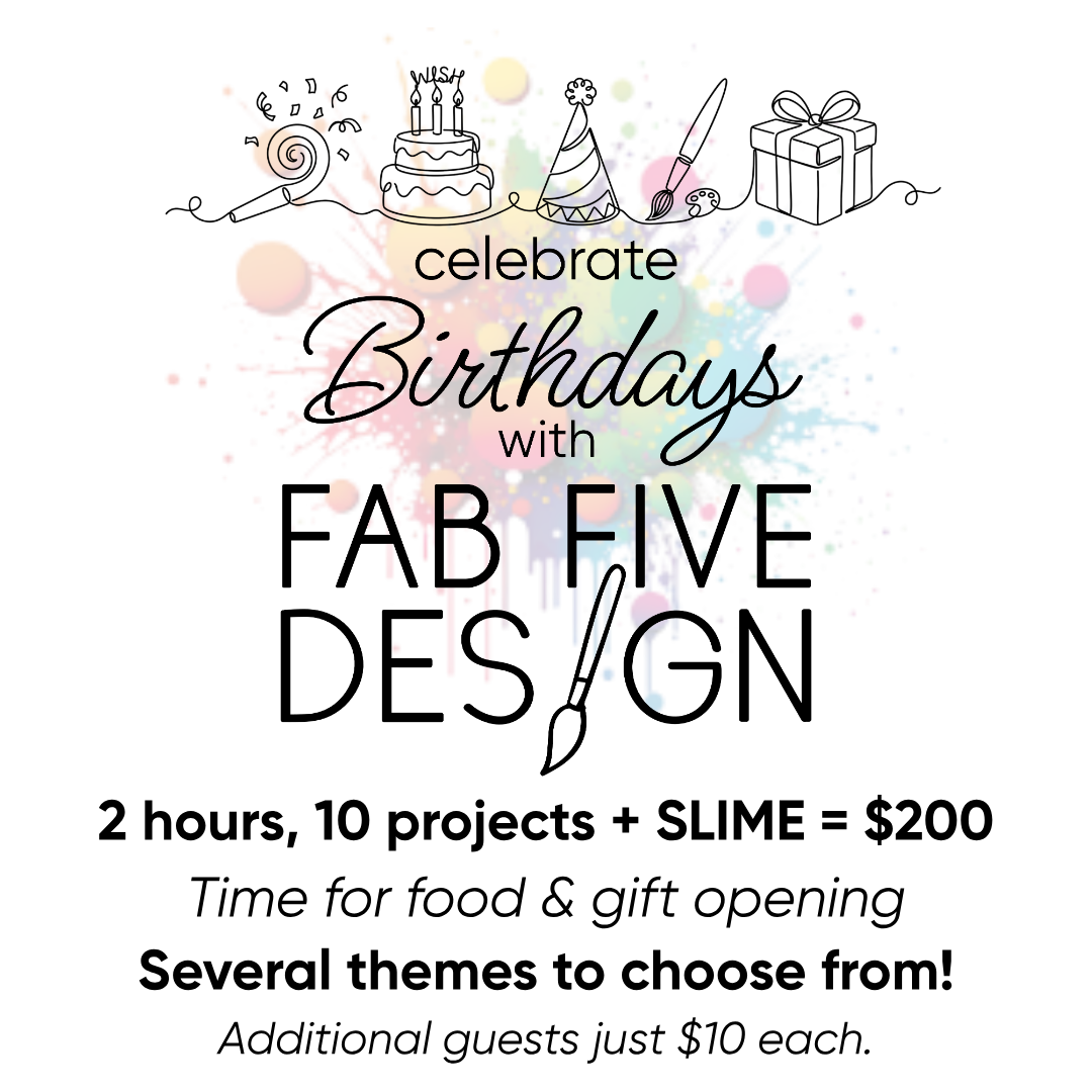 DIY Birthday pARTy SIGNS & SLIME