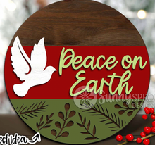 Load image into Gallery viewer, Peace on Earth Door Hanager