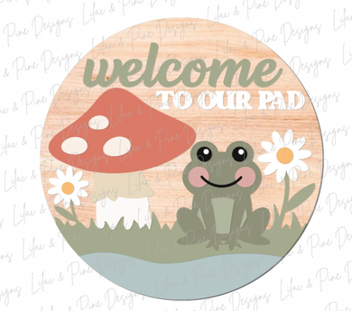 Welcome to our Pad (Frog & Toadstool)