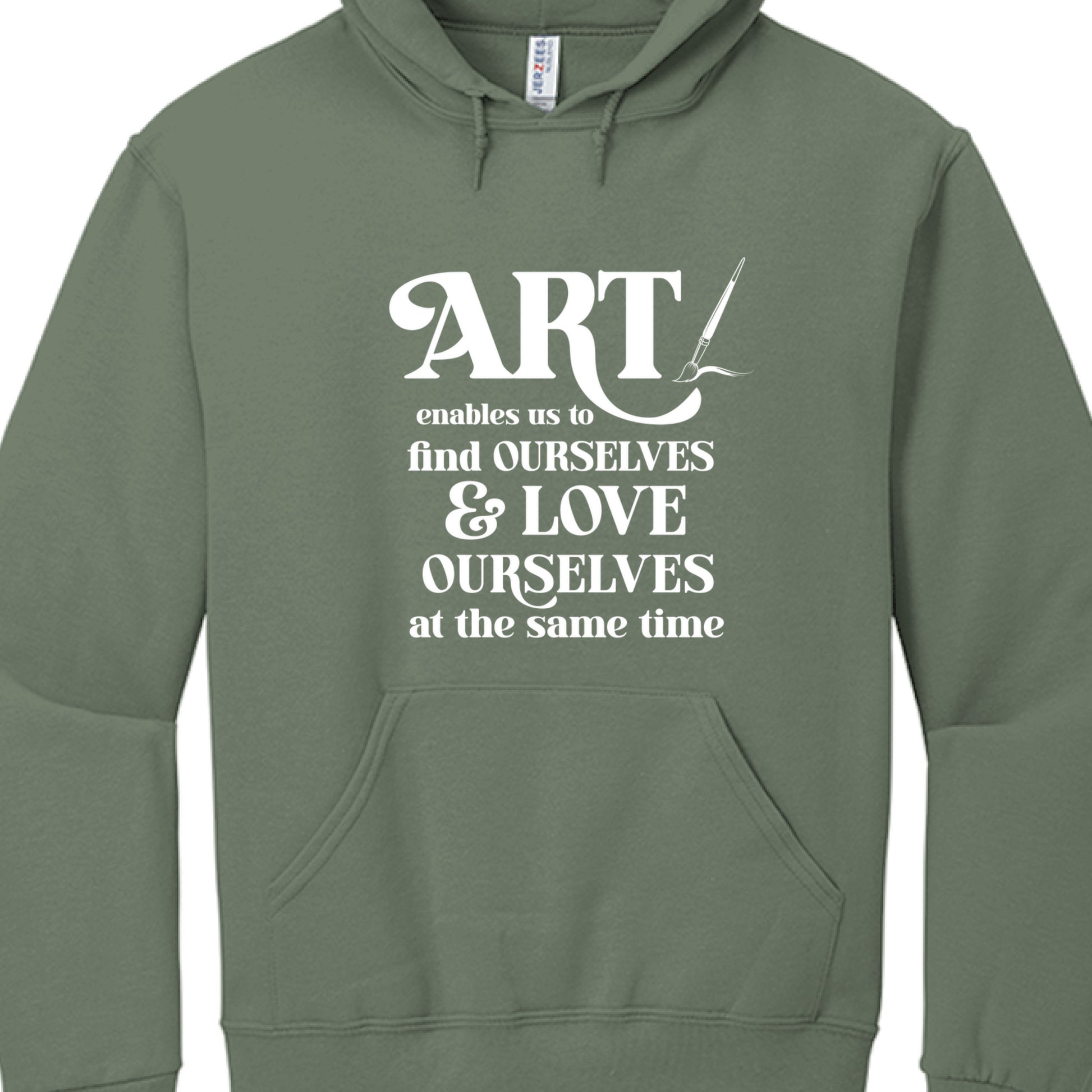 Military Green Heather - FRONT