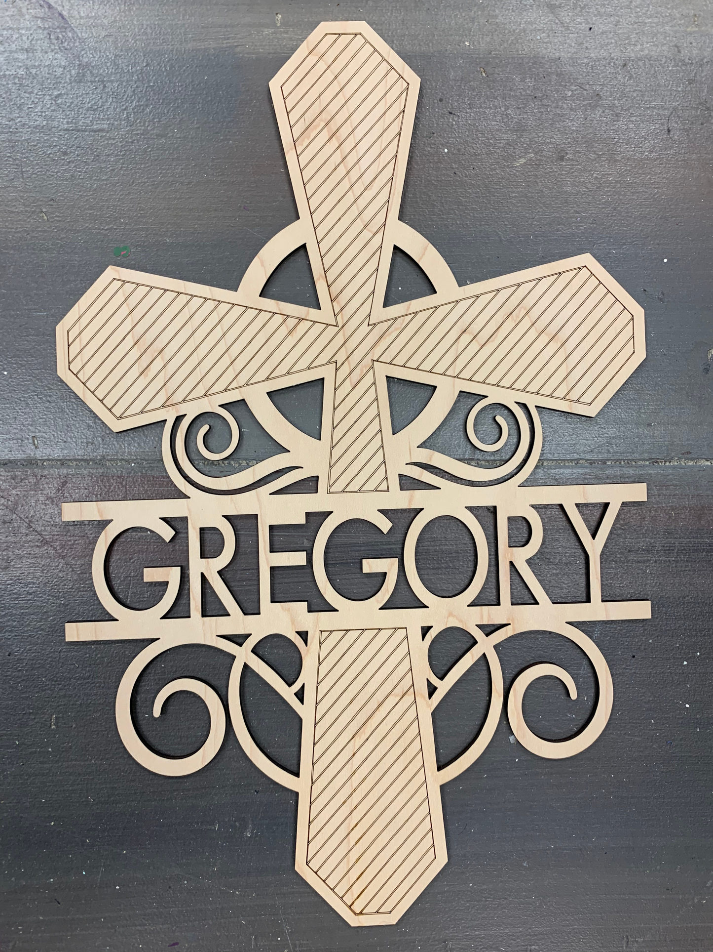 Personalized Wood Cross