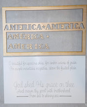 Load image into Gallery viewer, America the Beautiful Layered Sign SVG Laser File Glowforge Ready Two versions
