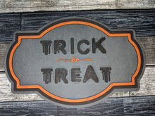Load image into Gallery viewer, Halloween Duo Trick or Treat SVG File Laser Ready Double Framed Glowforge