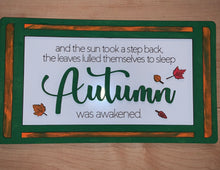 Load image into Gallery viewer, Autumn Awakened Layered Sign SVG Laser Ready File Glowforge