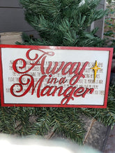 Load image into Gallery viewer, Layered Christmas Carol: Away in a Manger Little Lord Jesus SVG FILE Laser Cut Glowforge
