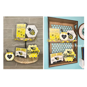 Bee Tiered Tray