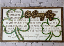 Load image into Gallery viewer, Layered Song: Oh Danny Boy Irish Song Laser Ready File SVG