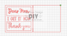 Load image into Gallery viewer, Layered Words Mini Signs: Dear Mom, I Get it Now, Thank You