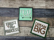 Load image into Gallery viewer, 12 Days of Inspiration: Layered Mini Signs SVG Laser Ready