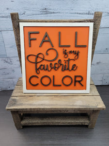 FALL is my Favorite Color SVG Laser Ready File