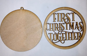 Year of Firsts Ornament SVG Set Glowforge Laser Ready