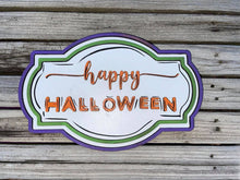 Load image into Gallery viewer, Halloween Duo Trick or Treat SVG File Laser Ready Double Framed Glowforge