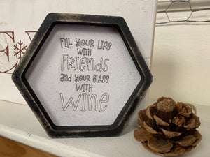 Wine Lovers Trinket Dish Set SVG Laser Ready Glowforge Files