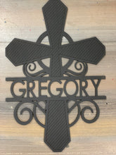 Load image into Gallery viewer, Personalized Wood Cross