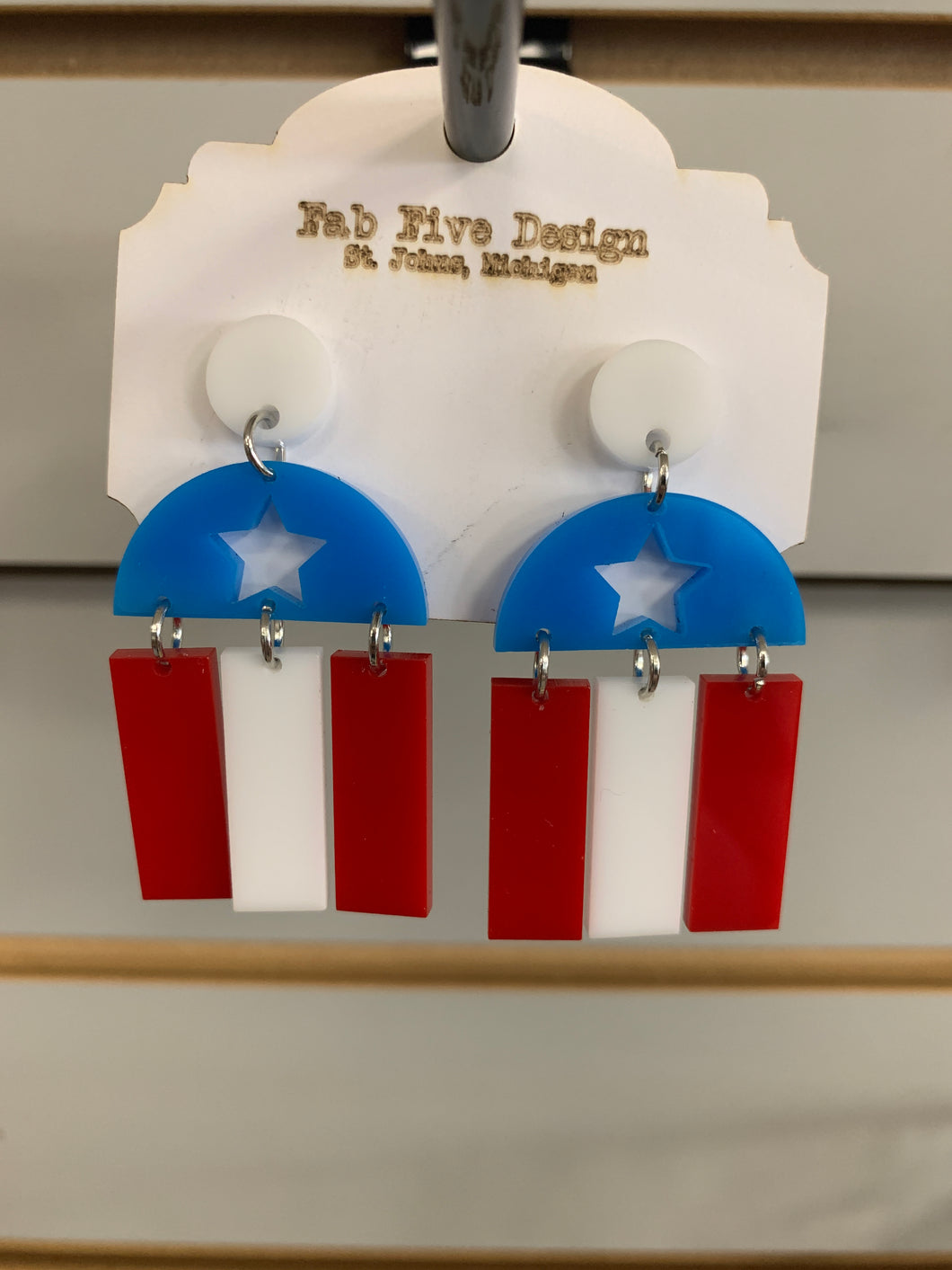 Fourth of July Earring File