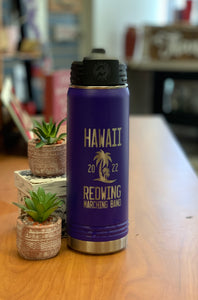 Redwing Marching Band: Hawaii 2022 Water Bottle