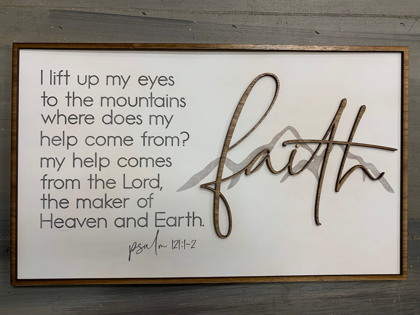 Layered Quotes: Faith: Mountains