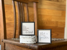 Load image into Gallery viewer, Miniature Farmhouse Signs: Set of 6 for Tiered Tray Laser File GLOWFORGE ready