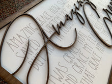 Load image into Gallery viewer, Amazing Grace: Laser Cut Wall Decor