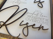 Load image into Gallery viewer, Layered Sign: He is Risen Glowforge Ready Laser FILE