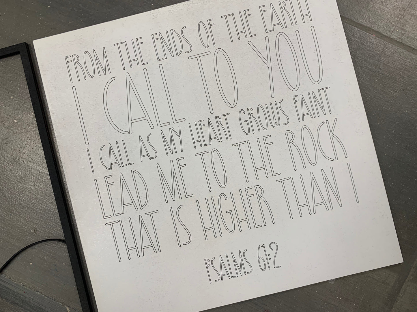 Layered Quotes: Lead Me to the Rock Psalms 61:2