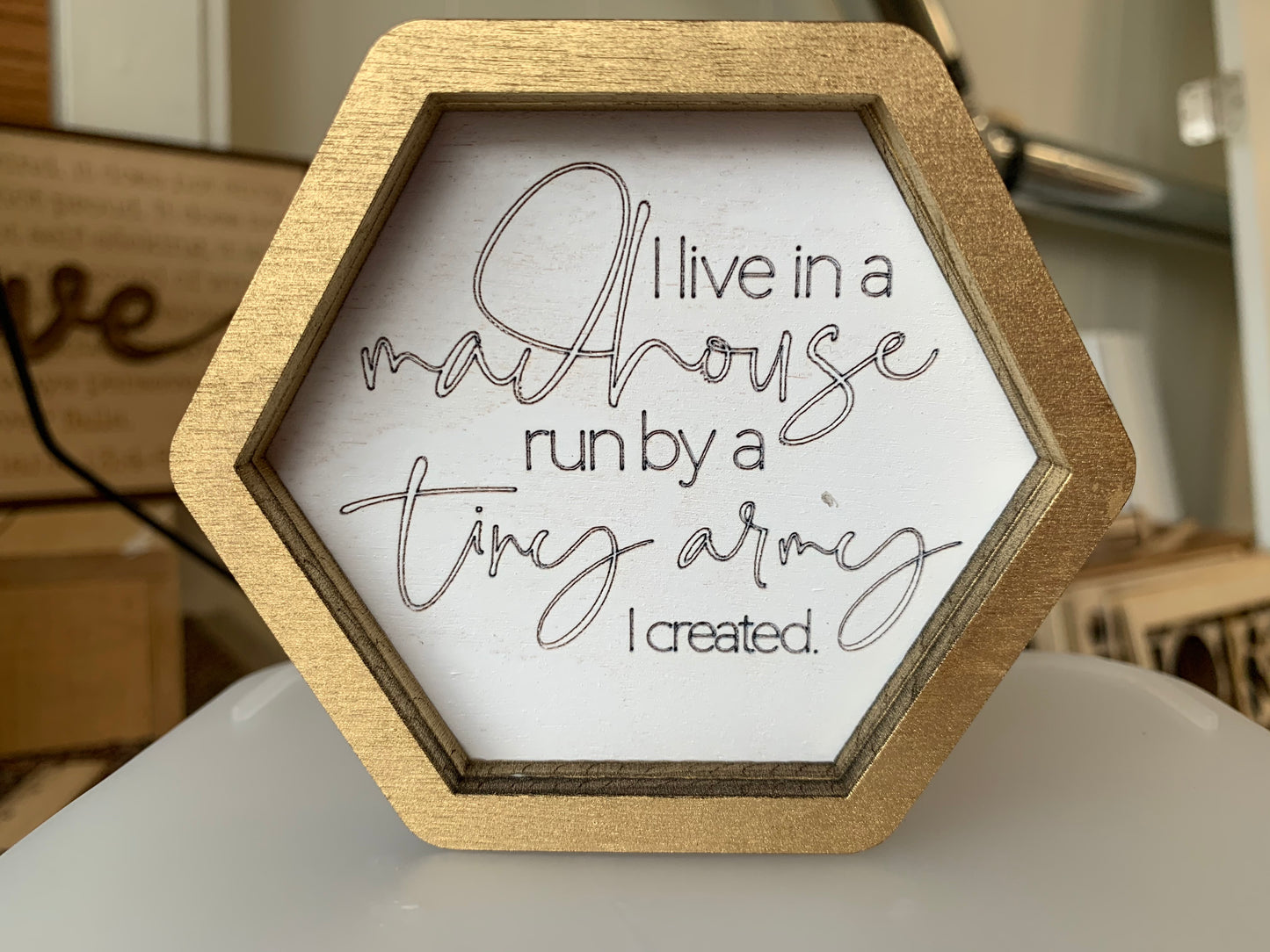 FUN MOM Trinket Dish/Mini Sign GLOWFORGE SVG FILE LASER