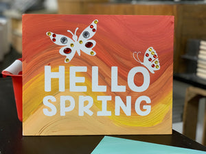 Hello Spring Canvas Project