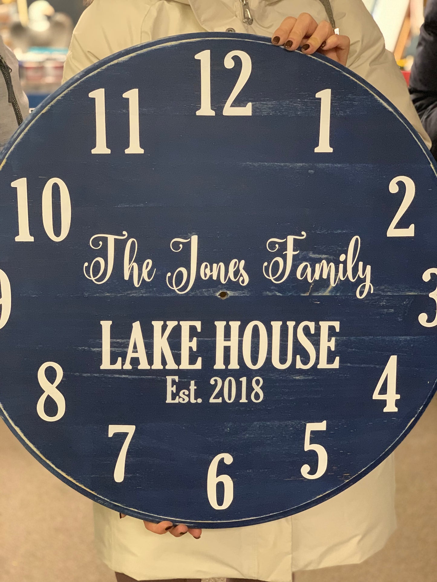 Farmhouse Clock, 24"