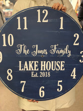 Load image into Gallery viewer, Farmhouse Clock, 24&quot;