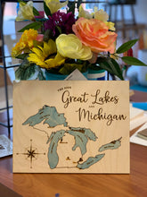 Load image into Gallery viewer, Michigan and the Five Great Lakes Puzzle