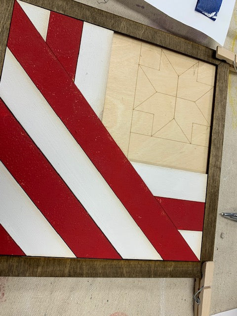 Take Home Patriotic Barn Quilt