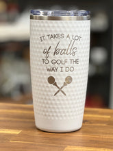 Load image into Gallery viewer, Golf Ball Textured Tumbler